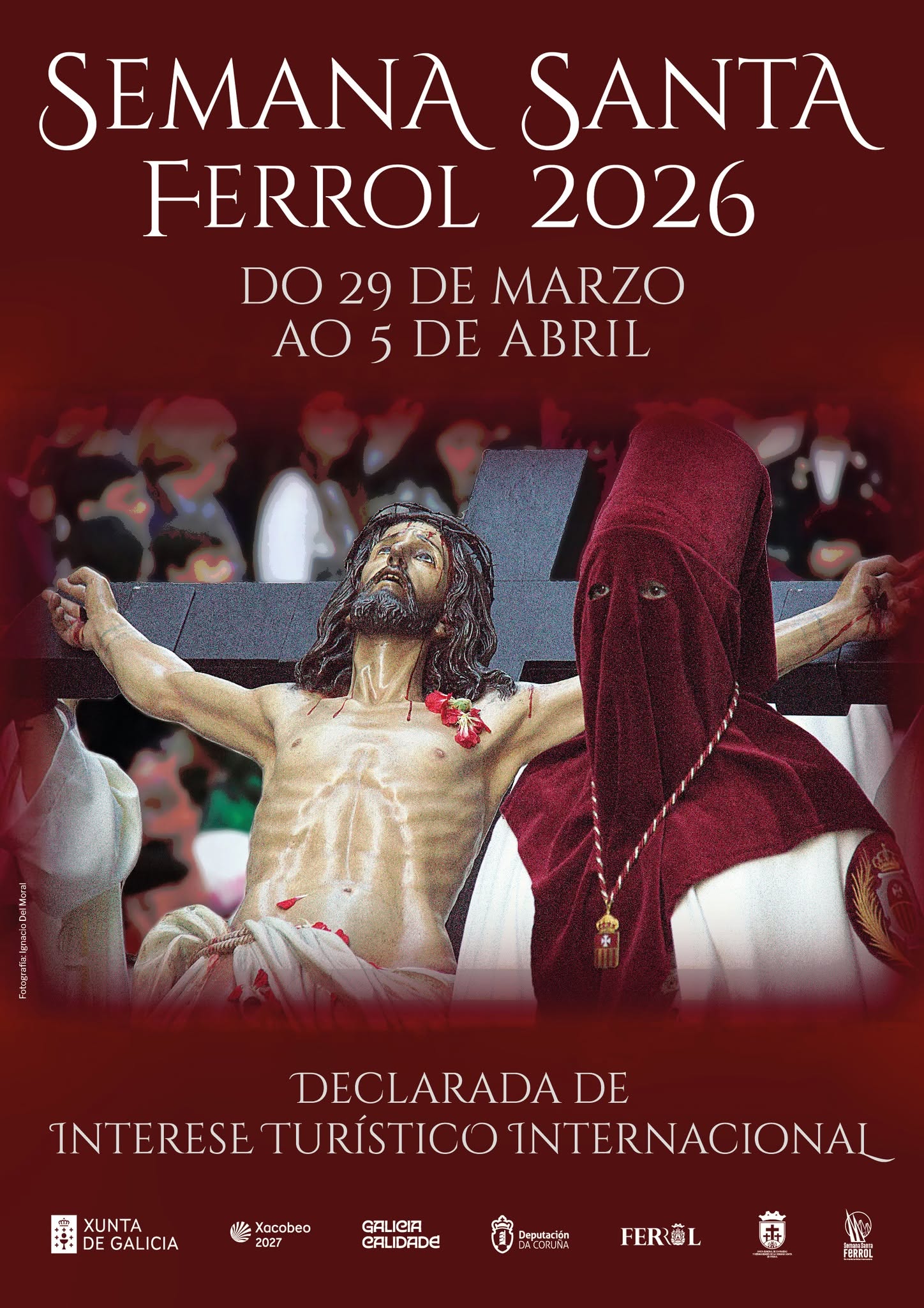 Cartel de Semana Santa en Ferrol 2026